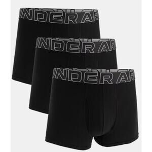 Under Armour Men's S 3-Pack UA Performance Cotton 3" BoxerJock Boxer Brief L26-8